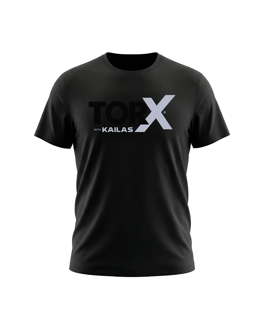 T-SHIRT NERA CON GLITTER - TORX® withKAILAS
