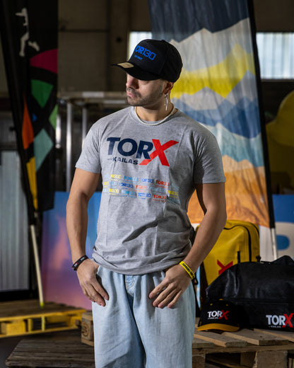 T-SHIRT GRIGIA TORX® withKAILAS